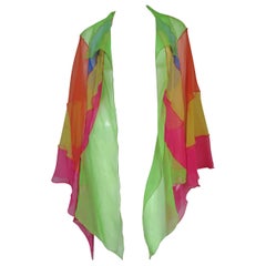 Stephen Burrows - Veste chemise à blocs de couleur, années 1970