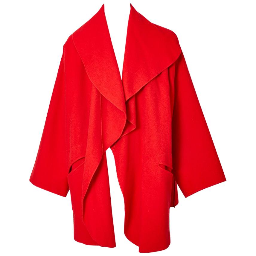 Stephen Burrows Oversize Wool Jacket