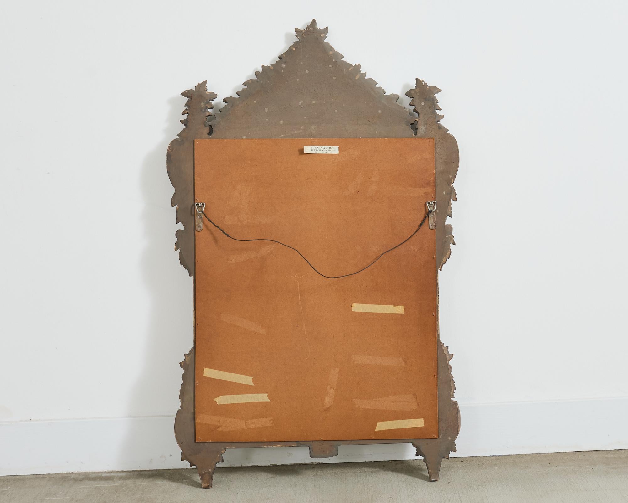 Stephen Cavallo Louis XVI Style Carved Wall Mirror For Sale 11