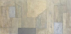 31x64x2 in. - "Sand Storm"  abstract contemporary