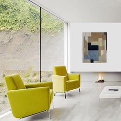 40x32x2 in.  Contemporary Abstract Oil Painting