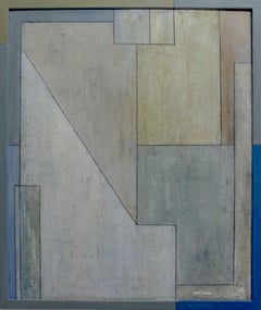 Abstract oil painting "Love of Diebenkorn - study 2"