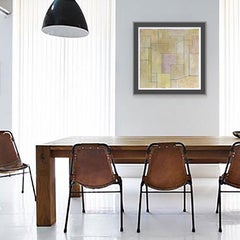 Contemporary limited edition print  - Neutral Studies 6 - 40x40 in.