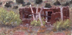"Adobe Ruin - New Mexico" Oil Painting