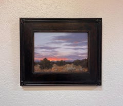 "Cerca de Santa Fe, atardecer" (2017) Por Stephen Day, Pintura original de paisaje