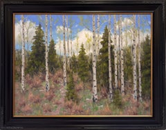 "Por fin la primavera" de Stephen Day, cuadro original de Paisaje de Colorado