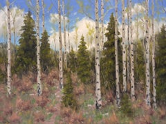 « Printemps Enfin » de Stephen Day, peinture originale de paysage du Colorado