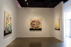 Still life with Stacked Peaches