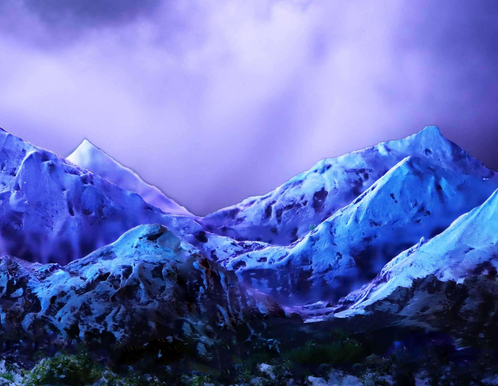 „Blue Mountains (1/5)“ (2023) von Stephen Dorsett, Acrylfoto im Angebot 2