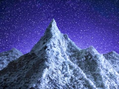 "Snowy Mountain Range (2/5)" (2020) by Stephen Dorsett, Acrylic Photo