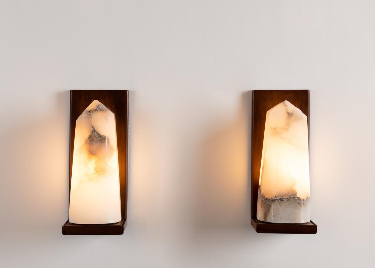 Stephen Downes, Contemporary Alabaster Sconce, United States, 2016 1