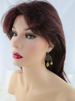 Stephen Dweck Citrin-Baumel-Ohrringe aus Messing