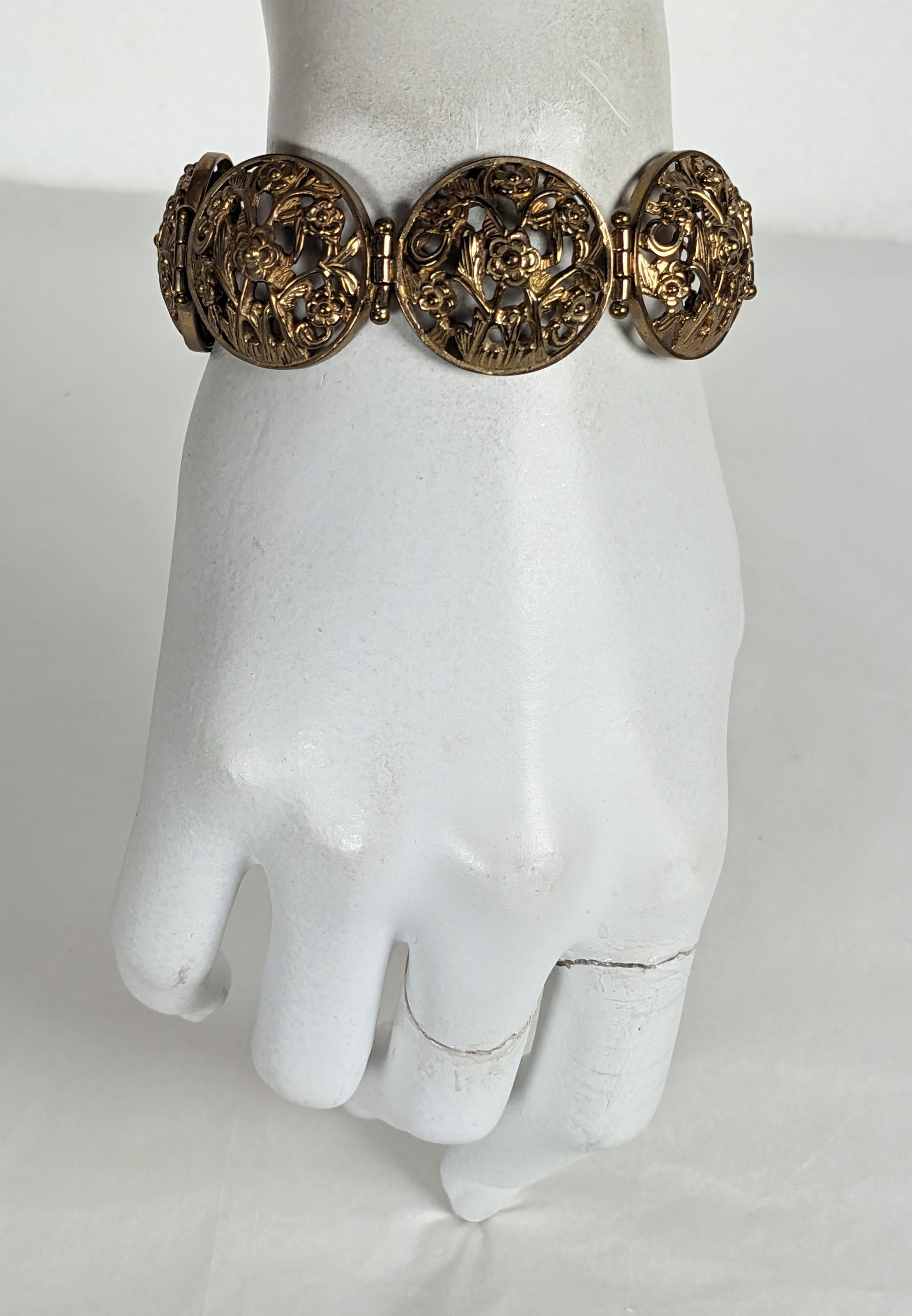 Stephen Dweck - Bracelet à maillons floraux Unisexe en vente