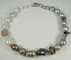 Stephen Dweck Pearl Quartz Necklace