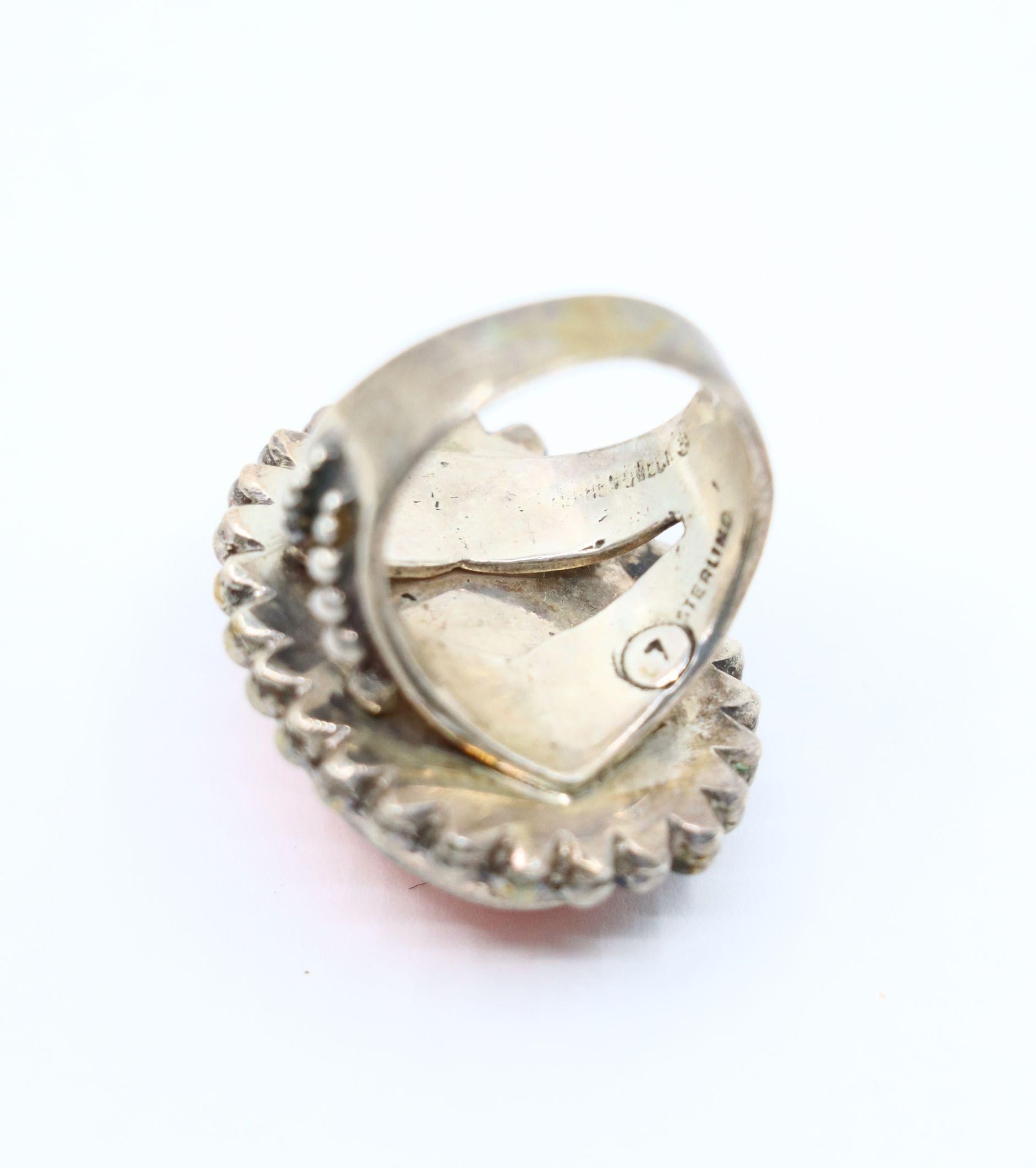 Stephen Dweck Sterling Korallenblütenring im Angebot 2