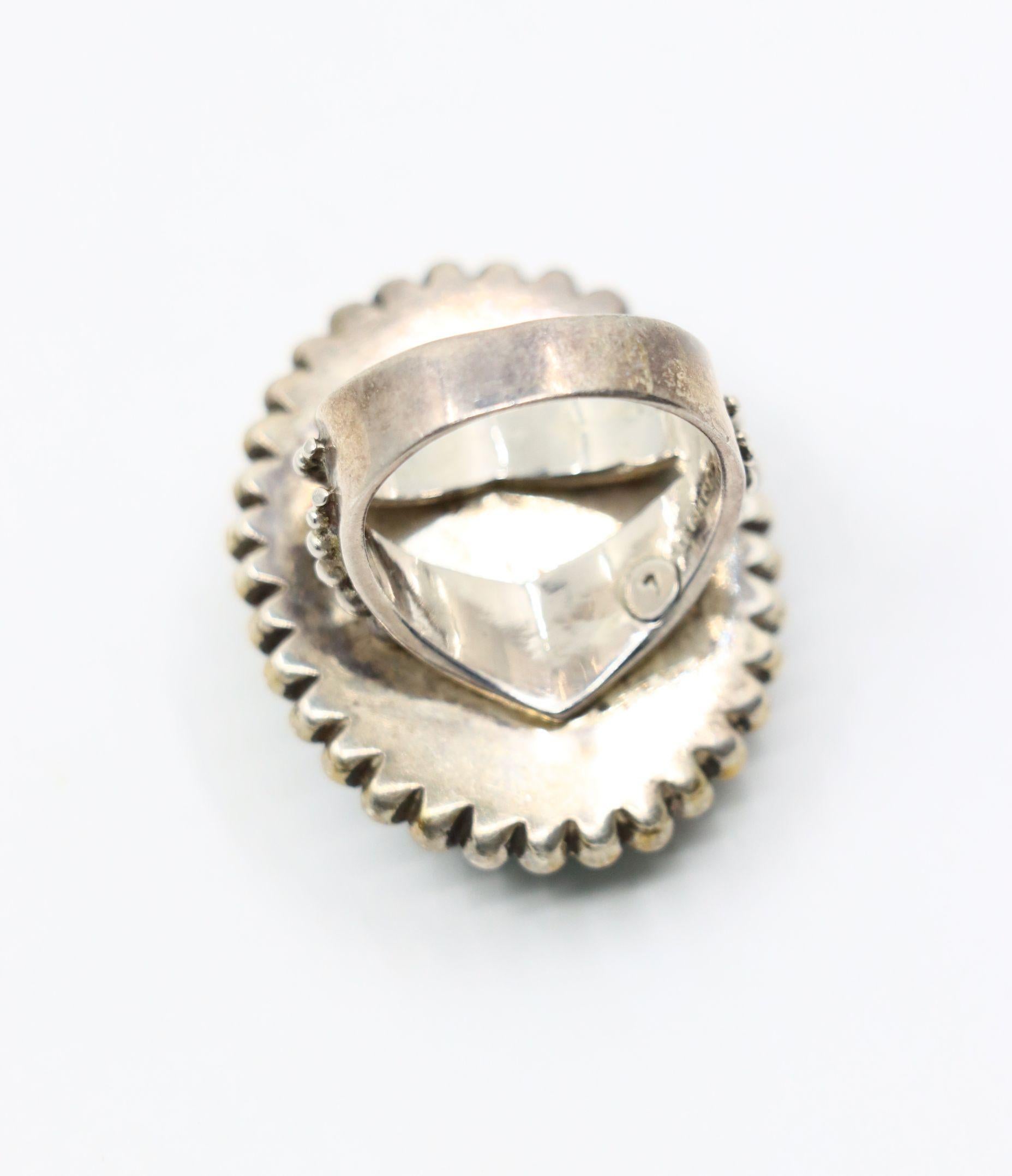 Stephen Dweck Sterling Edelstein Adam Käfer Ring im Angebot 8