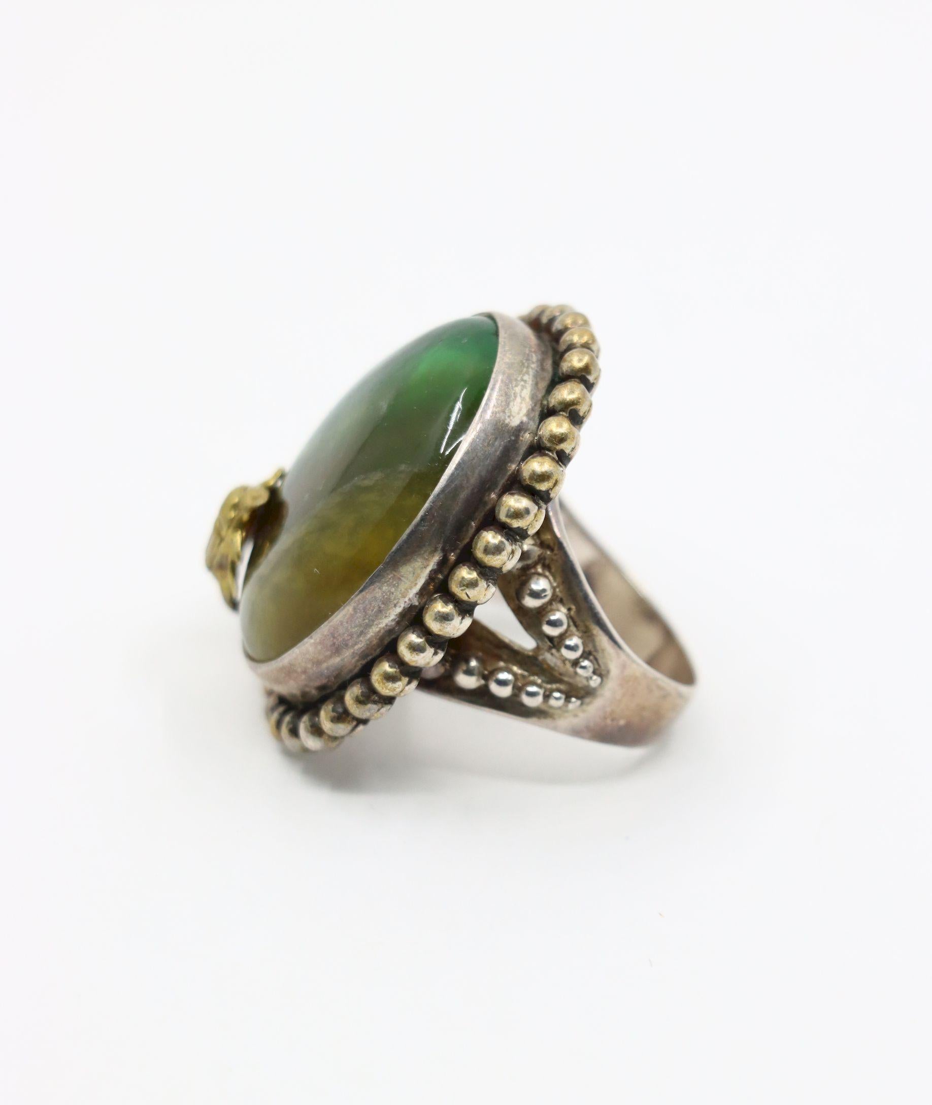 Stephen Dweck Sterling Edelstein Adam Käfer Ring im Angebot 2