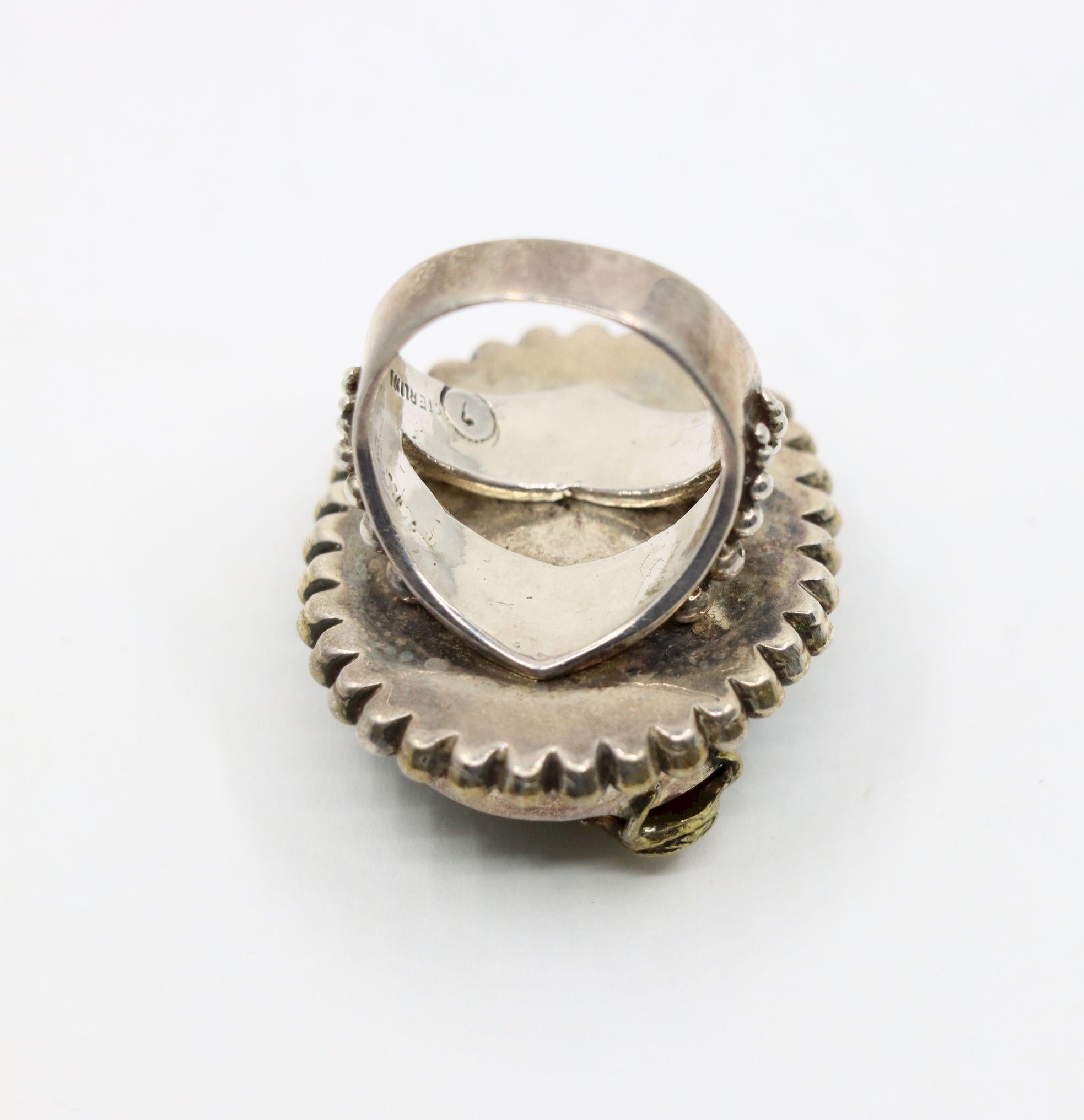 Stephen Dweck Sterling Edelstein Adam Käfer Ring im Angebot 5