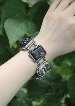 Stephen Dweck Sterling Multistone Station Bracelet