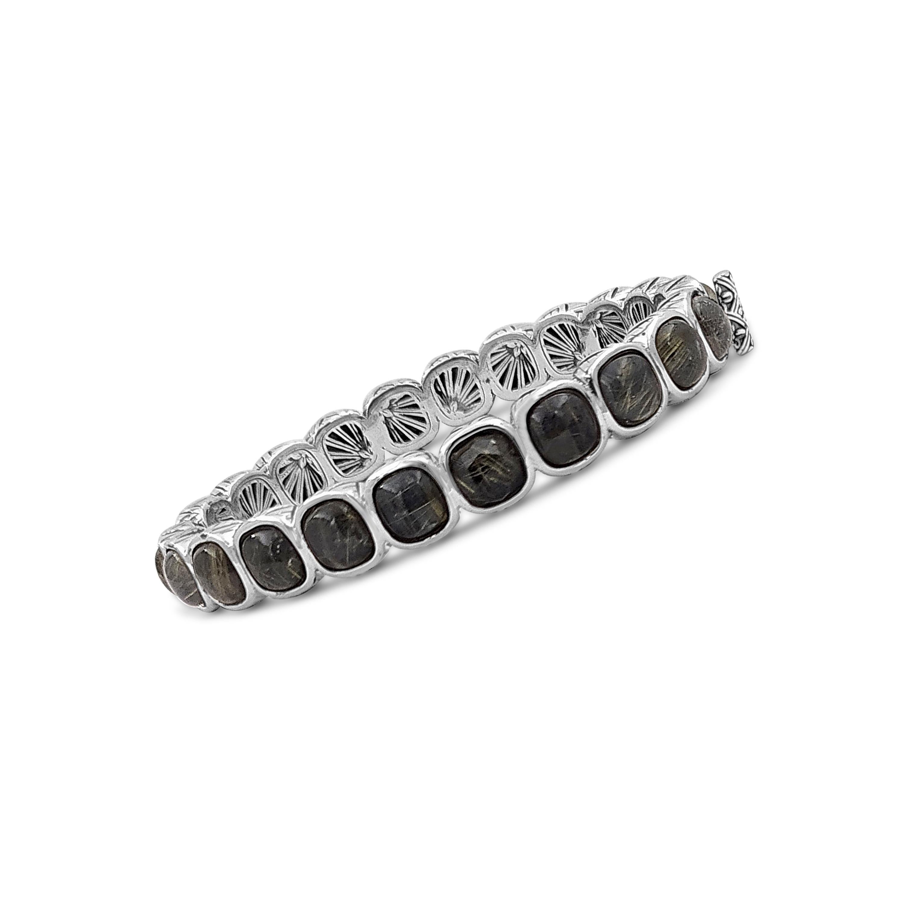Armband aus Sterlingsilber und Gold mit Rutilquarz von Stephen Dweck im Zustand „Neu“ im Angebot in New York, NY