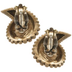 Stephen Dweck Sterling Silver Cornucopia Floral Earrings