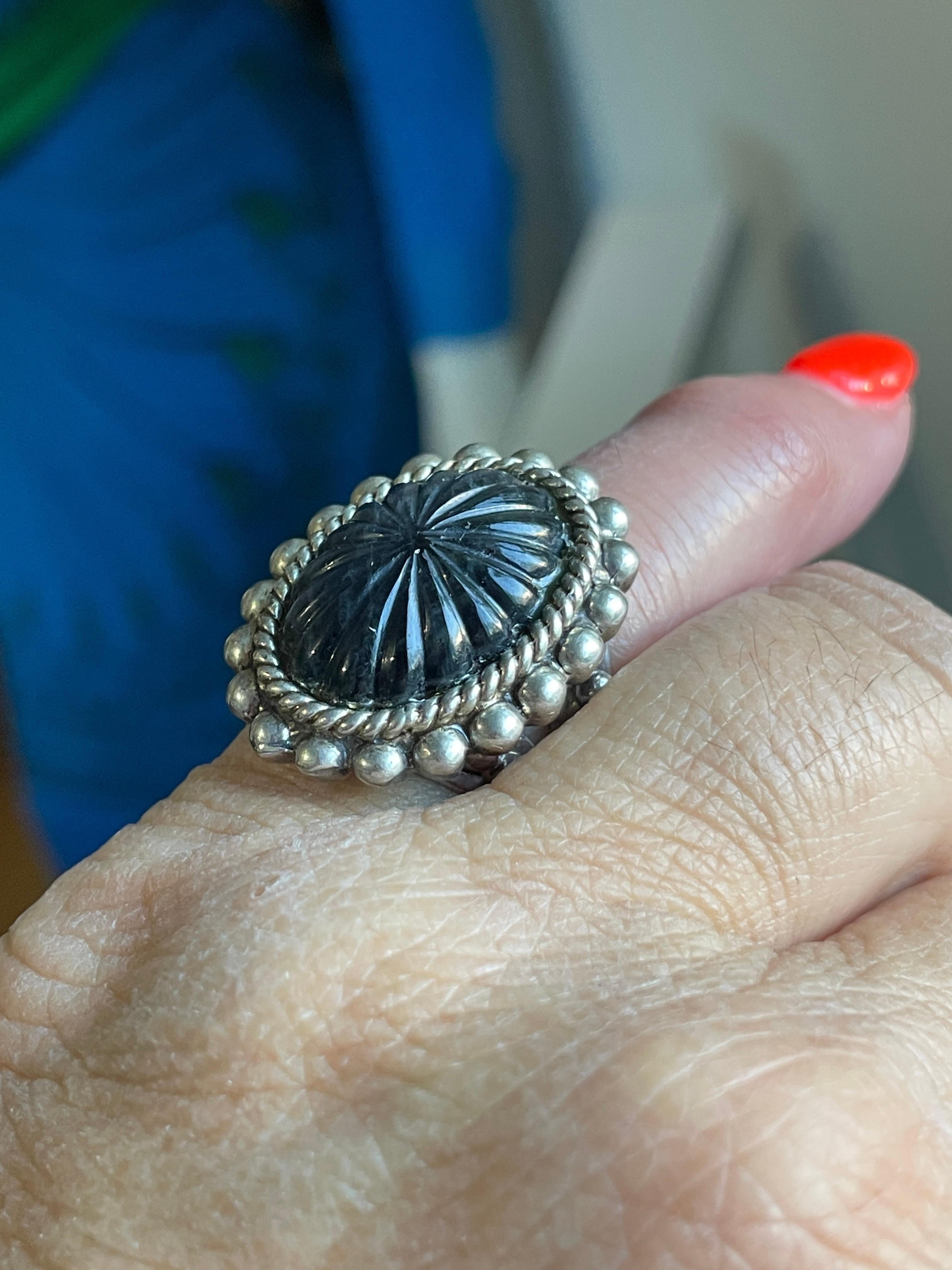 Sterling Silver Stephen Dweck  Ring 1992  For Sale 1