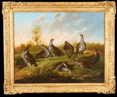 Une trace de Partridges dans un paysage