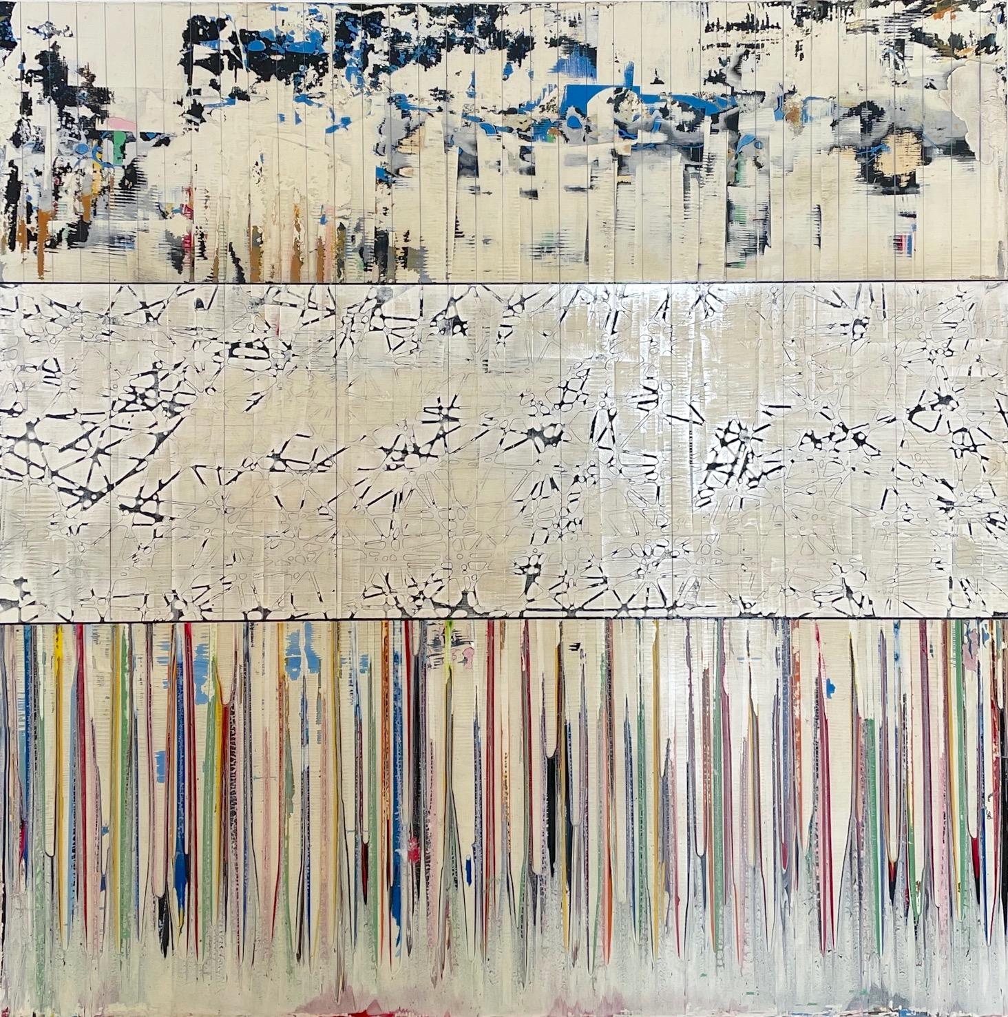 Stephen Foss Abstract Painting - Untitled (White)