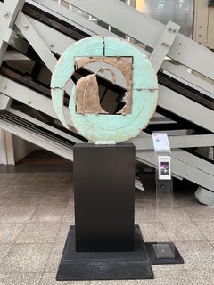 Infinity Leaf, Contemporary Bronze Sculpture