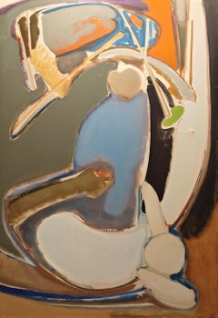 "The Battle" Stephen Greene, American Abstract Artist, Mid-Century Abstract