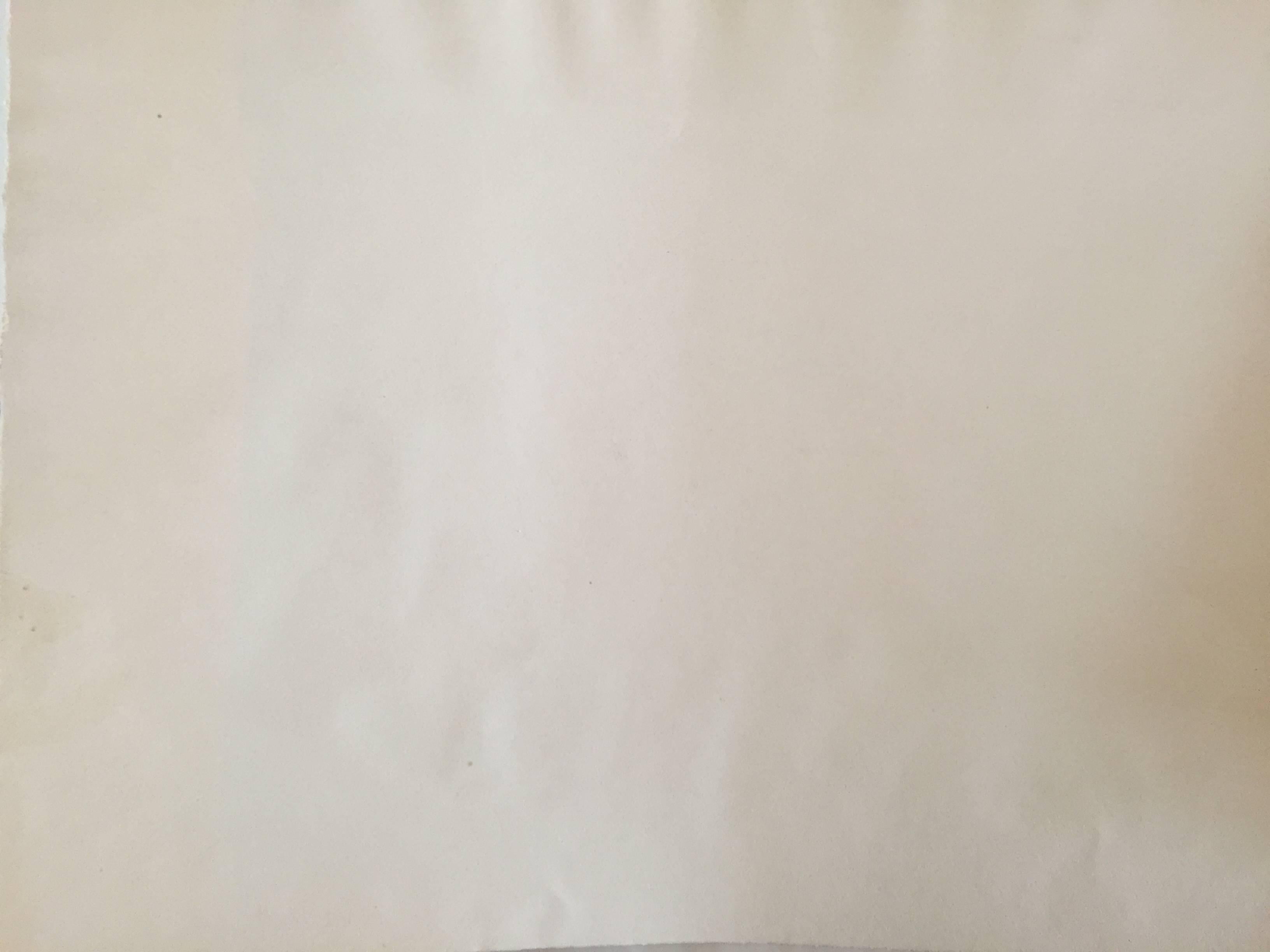 Untitled - Abstract Print Beige di Stephen Greene