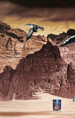 Acrylic Figurative Painting: 'Looming Loss'