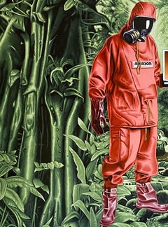 Acrylic Figurative Painting: 'We Now Have All The Data'