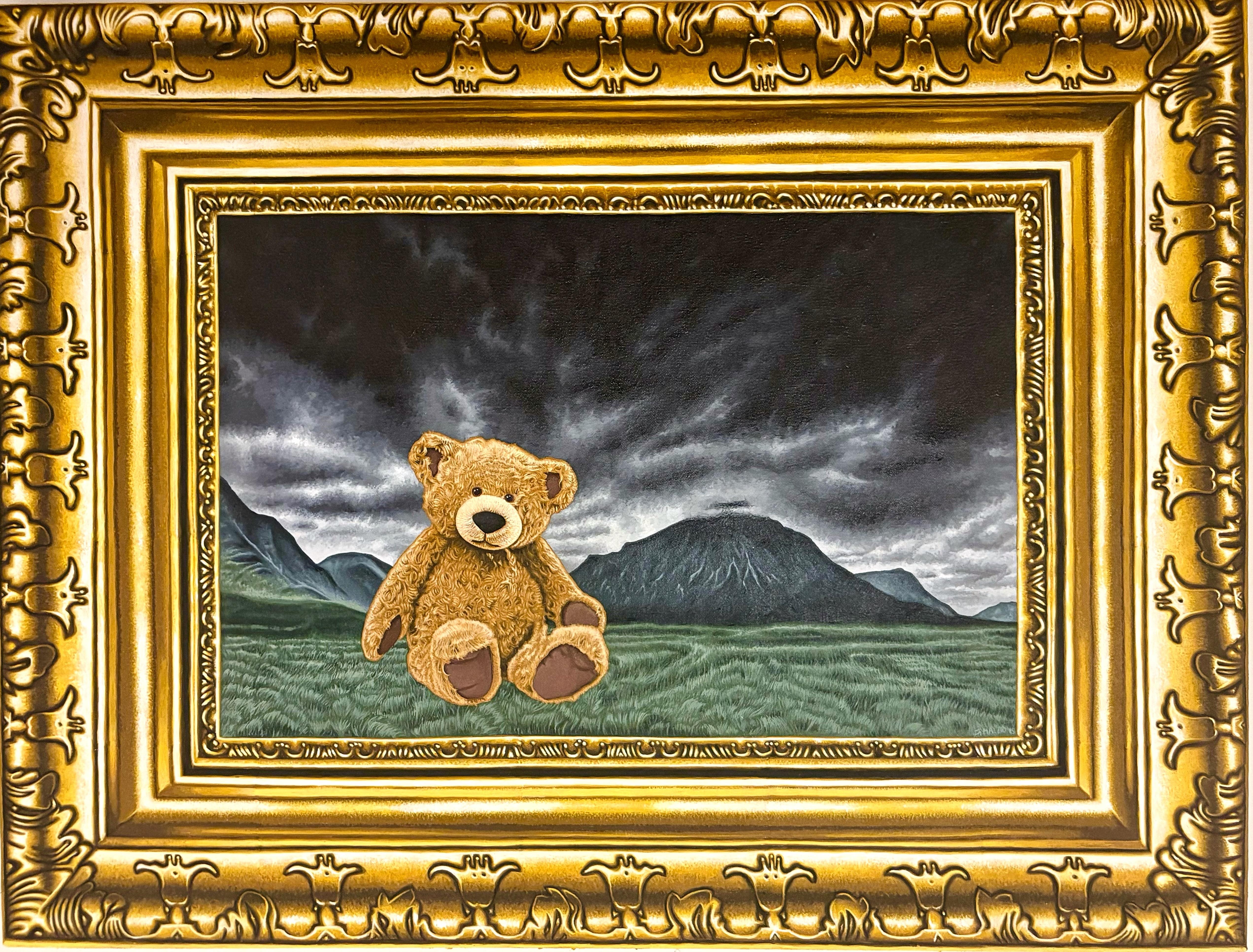 Acrylic on Canvas: "There, There, Bear"