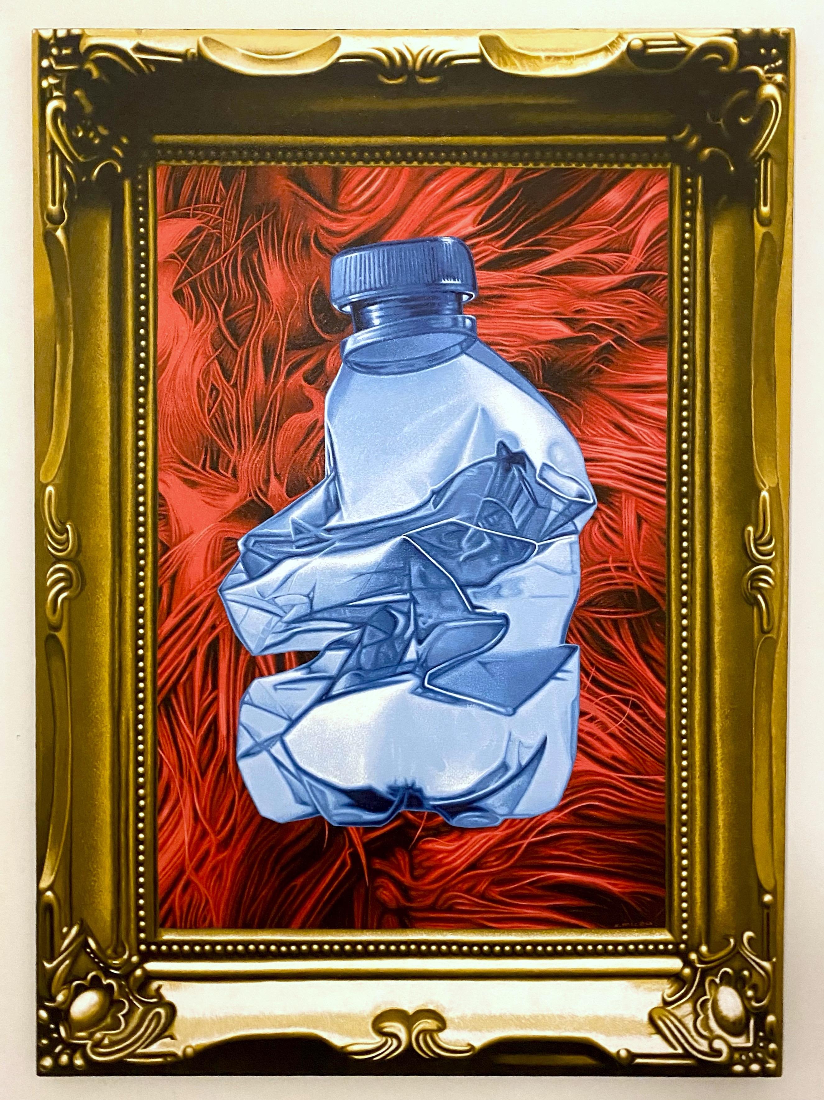 Still-Life Painting de Stephen Hall - Pintura con conciencia social: "Retrato de Residuos"