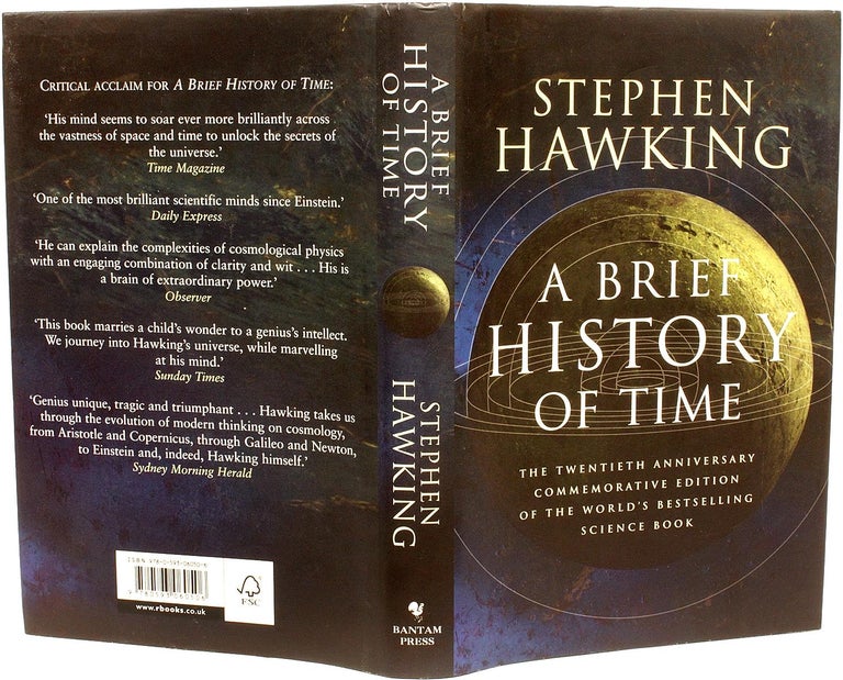 Stephen HAWKING, Brief History Of Time, SIGNED WITH THUMB PRINT OF ...