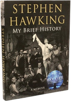 Stephen HAWKING. My Brief History. 1ST UK ED - WITH HIS BLACK INK THUMB PRINT !