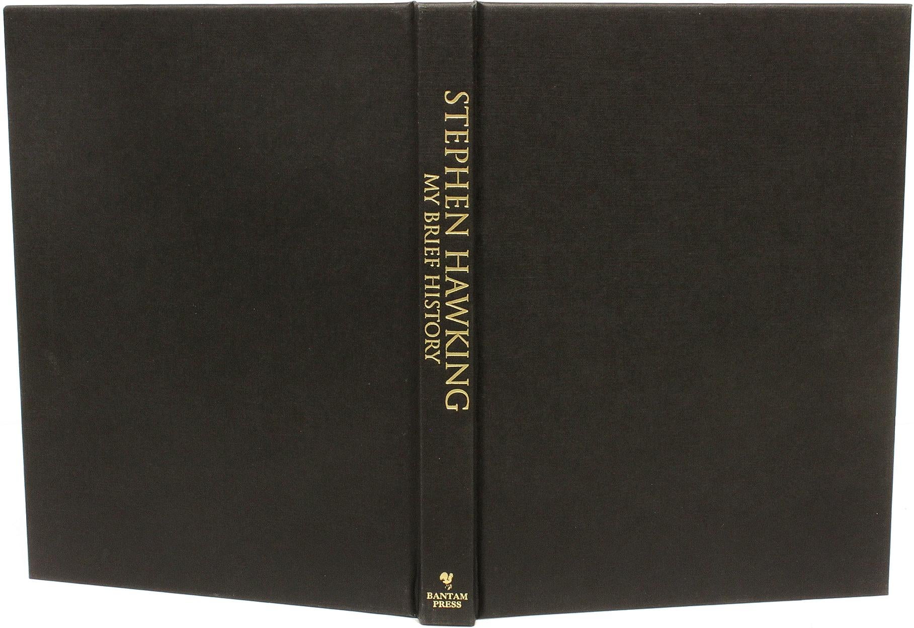 Stephens HAWKING. Ma brève histoire. 1ST ED - WITH HIS BLACK INK THUMB PRINT ! en vente 2