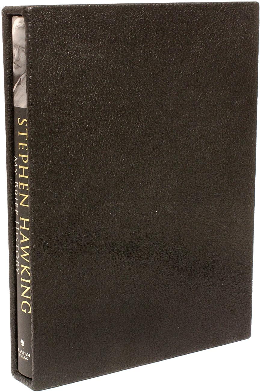 Stephens HAWKING. Ma brève histoire. 1ST ED - WITH HIS BLACK INK THUMB PRINT ! en vente 3