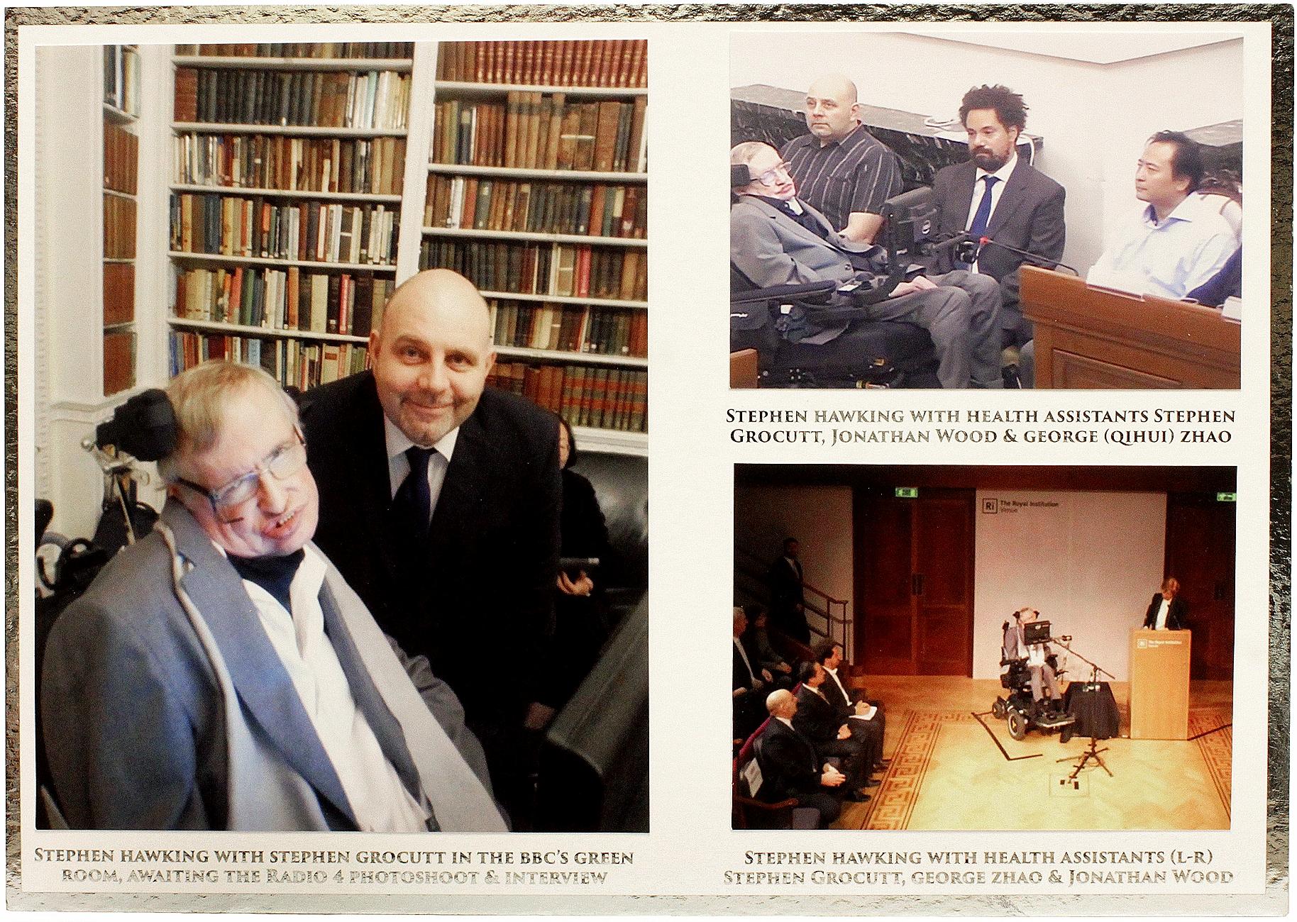 Stephens HAWKING. Starmus. 50 Years of Man in Space - HAWKING THUMB PRINT SIGNED ! en vente 2