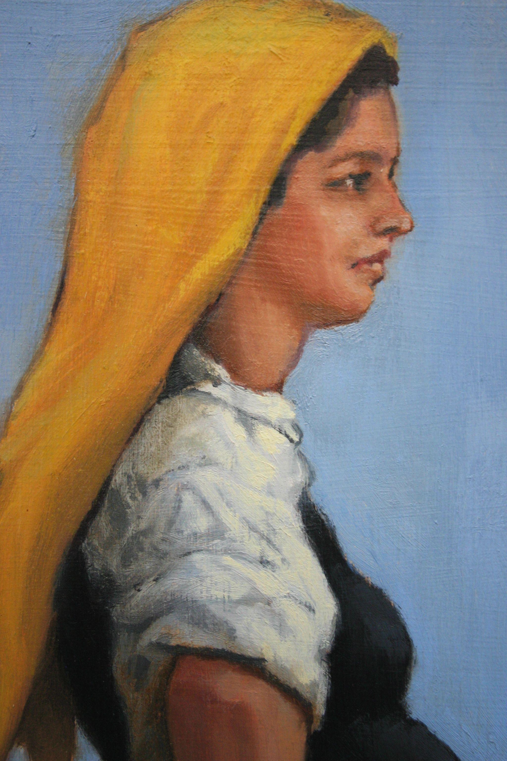 La Luna, Pittura, Olio su altro - Painting Altro stile artistico di Stephen Haws