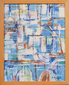 Important Contemporary Modernist Abstract Expressionist  Landscape Oil Painting