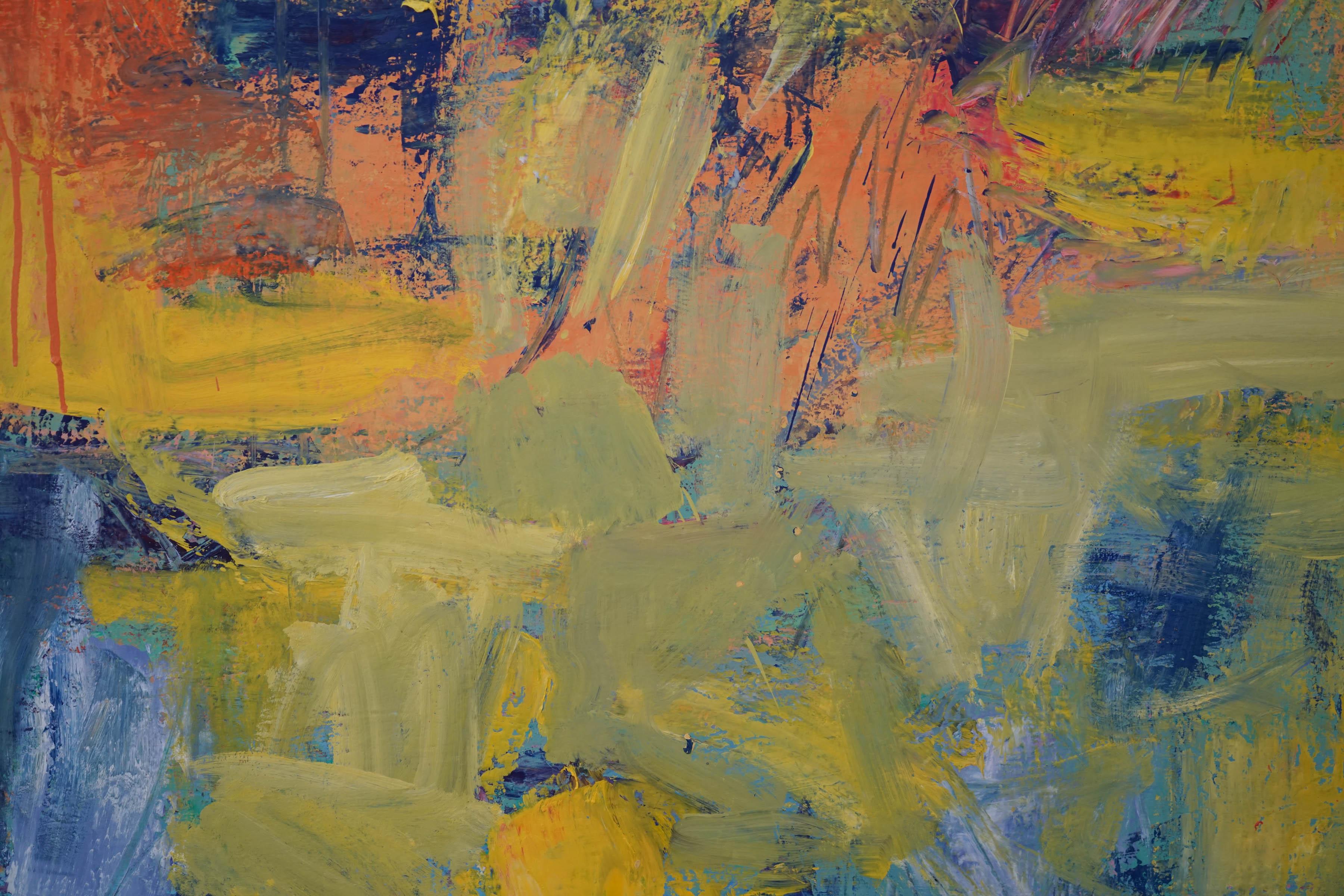 Piastre del Pacifico n. 8 - Abstract Painting Marrone di Stephen Henriques
