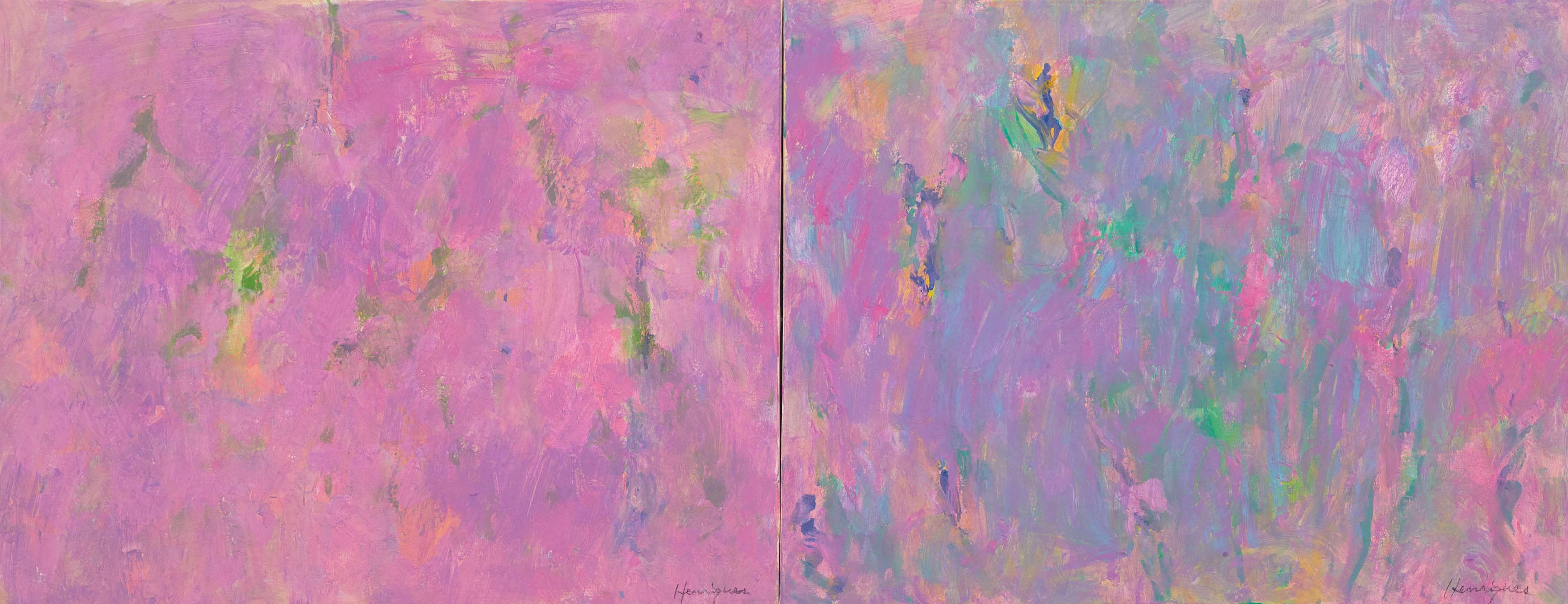 Stephen Henriques Abstract Painting - Reflections no. 1 & 2