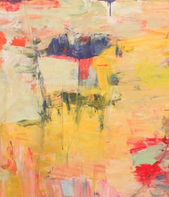 Rhapsody in Yellow - oil on canvas - abstract