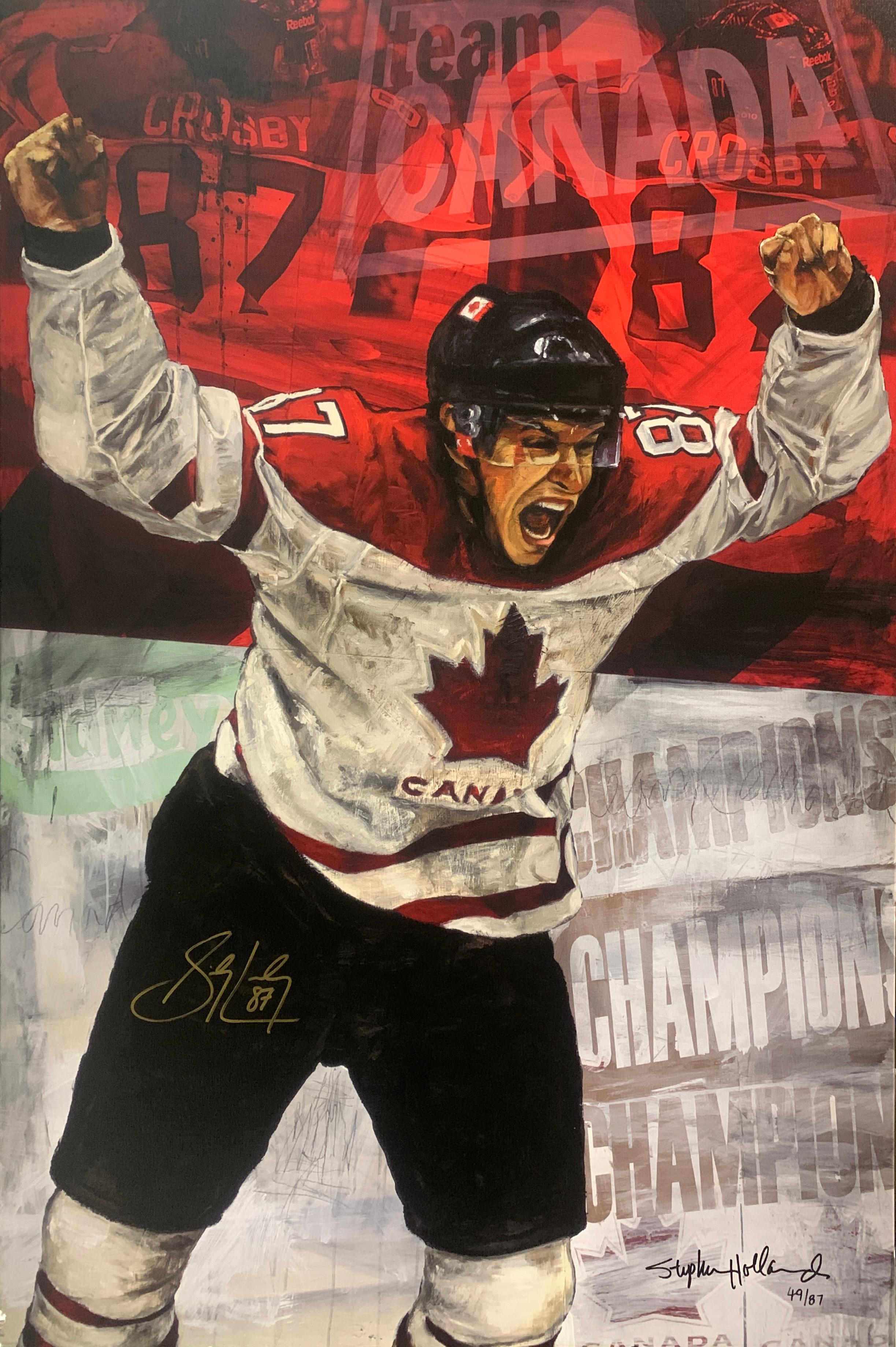 Crosby, le but en or - Print de Stephen Holland