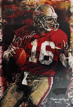 Joe Montana MP16/16 — Hand-Embellished Giclée Signed by Artist and Athlete