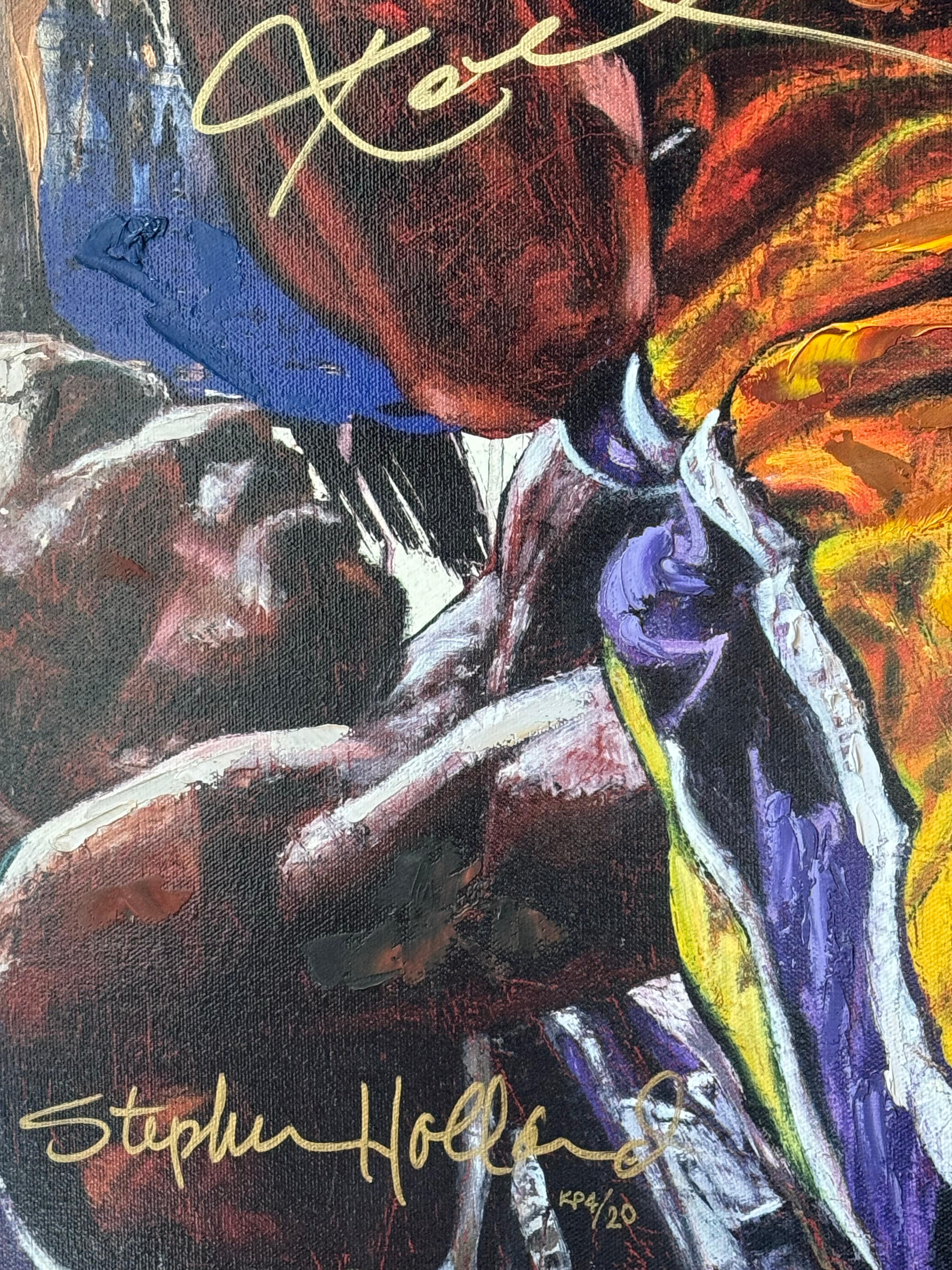 Stephen Holland's Kobe Bryant Meisterwerk KP4/20 handgeschmückte Edition im Angebot 12