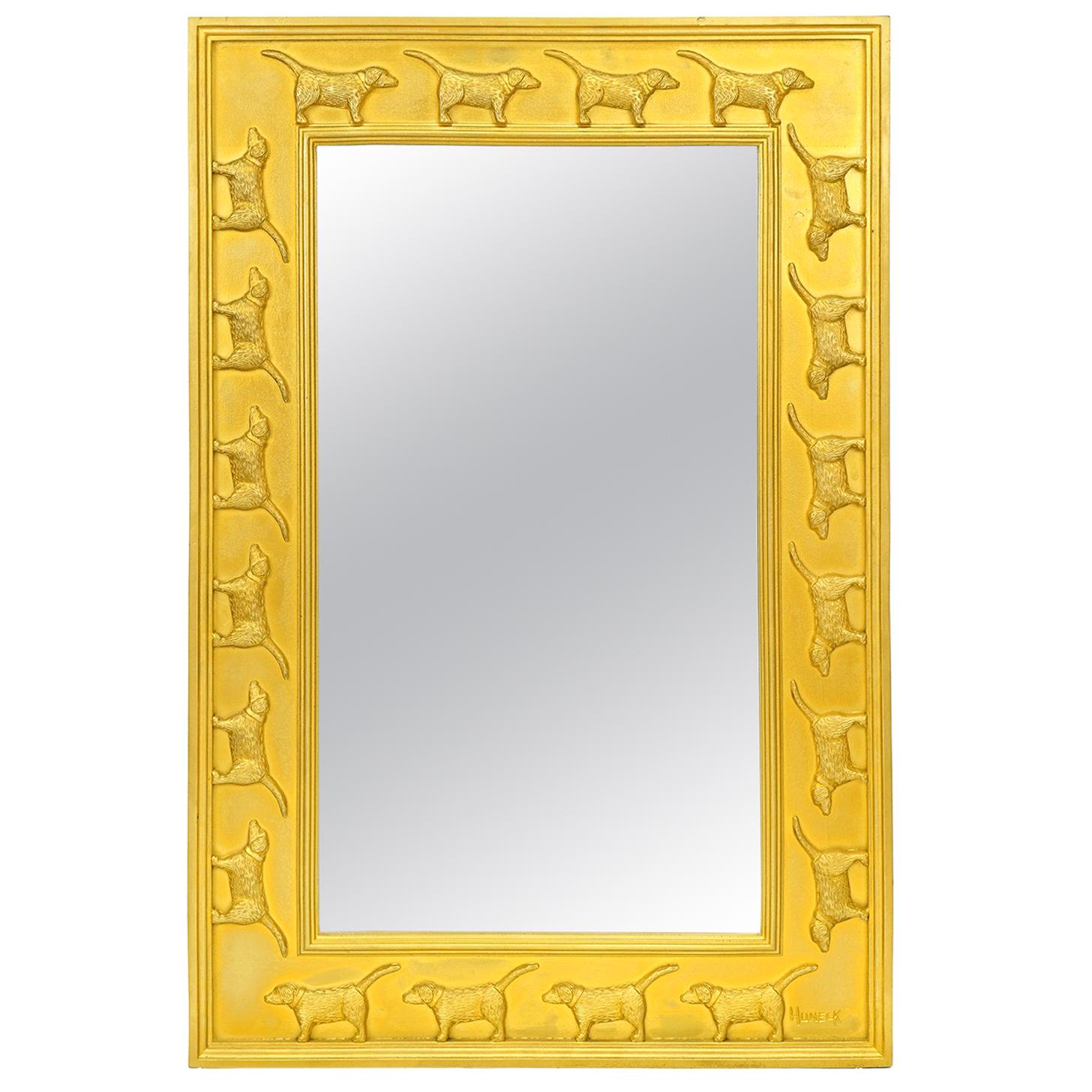 Stephen Huneck Labrador Retriever Mirror