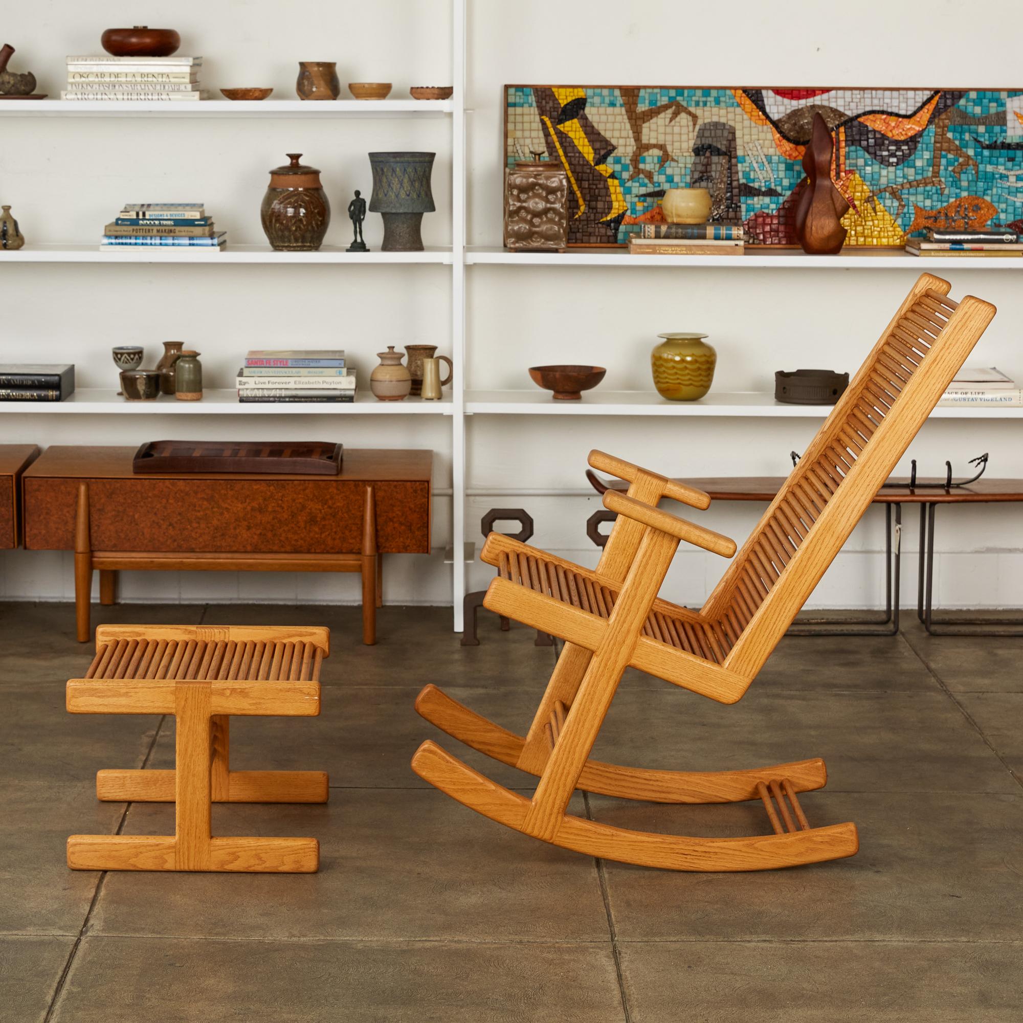 outdoor rocking chair with ottoman